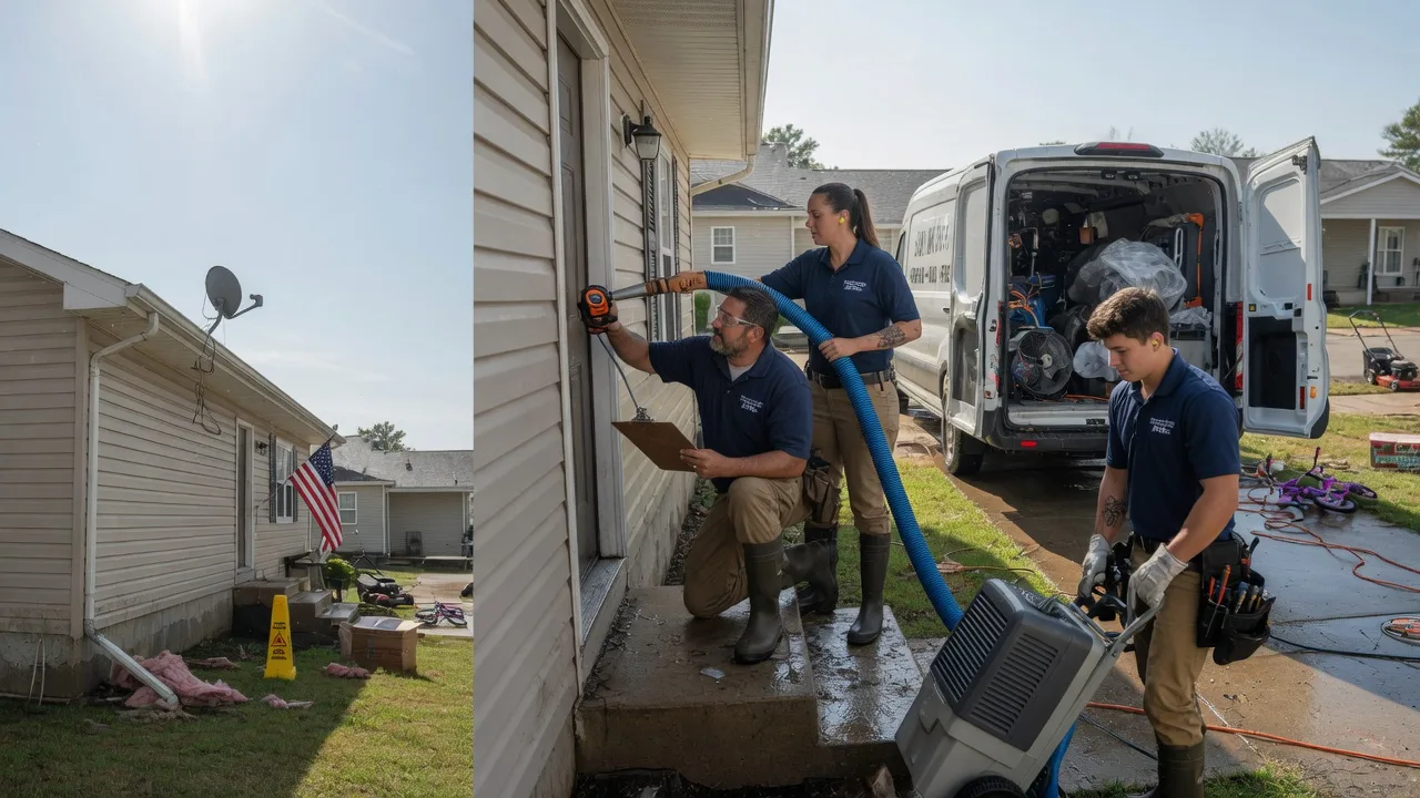 Ceiling Water Damage Restoration in Pickerington, OH near me